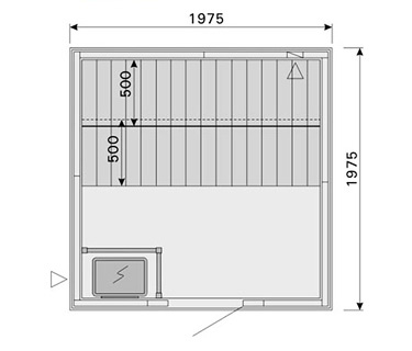 Sauna Harvia Basic model 2020B