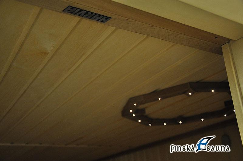 sauna Kometa Brno - strop sauny 2
