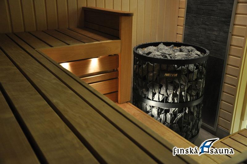 sauna Kometa Brno - interiér sauny HC kometa