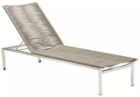 2.akosť: Relaxačné polohovacie lehátko, nerez