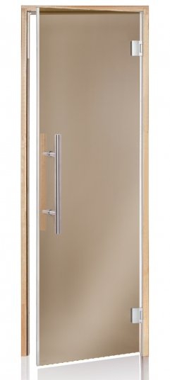 Dvere do sauny "A" Lux 9x21 Bronze 890x2090 mm jelša