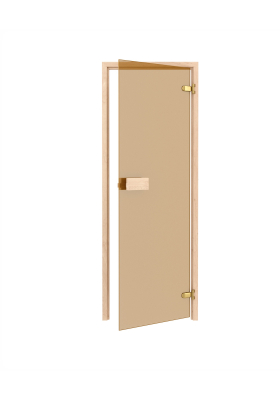 2.akosť: Dvere Classic do fínskej sauny 690x1890 mm, bronze, jelša