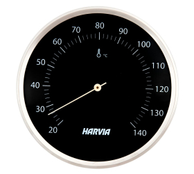 Teplomer do sauny Harvia 160 mm, čierny