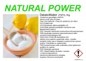 Dekalcifikátor - Citric Acid  1 Kg