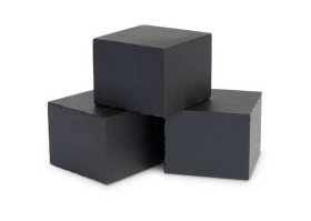 Saunové kamene Cubius set (60 mm vysoké) pre kachle EOS Mythos - 6 ks, čierne