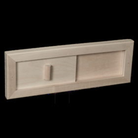 Ventilační šuplík Tesli 360 × 125 mm – lípa