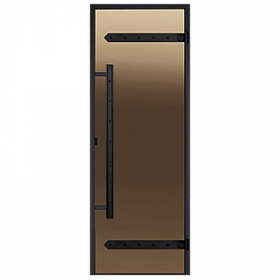 Dvere do sauny HARVIA Legend 7x19, bronzové, 690x1890 mm