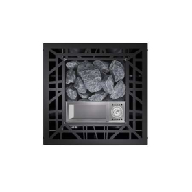 Saunové kachle EOS Bi-O Cubo 2 - 12kW, čierna, štýl 2