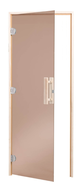 Predaj ukončený: 2.akosť: Dvere do sauny Sentiotec DS80 Bronze 740x1960mm