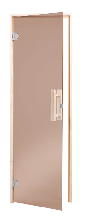 Predaj ukončený: 2.akosť: Dvere do sauny Sentiotec DS80 Bronze 650x1960mm