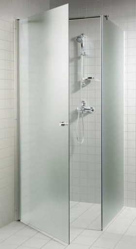 Sprchovací kút "A" 9x9x20 Satin 900x900x2000 mm