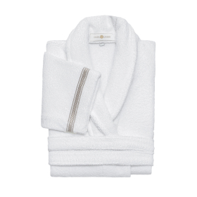 Froté župan Casa Lusso luxury - biela, veľ. L/XL
