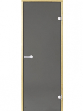 Dvere do sauny HARVIA 8x21, šedé, 790x2090 mm, borovica