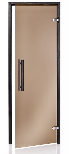 Dvere saunové "A" 8x19 Bronze 790x1890 mm Black