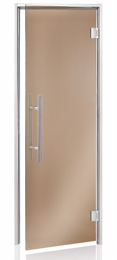 Dvere do parnej sauny "A" Premium 7x21 Bronze 685x2095 mm