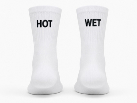 Ponožky Fínska sauna "Hot wet" - biele veľ. 39/40