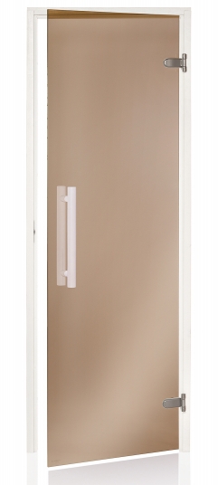 Dvere saunové "A" 8x21 Bronze 790x2090 mm White