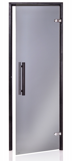 Dvere saunové "A" 8x20 Grey 790x1990 mm Black