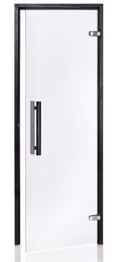 Dvere saunové "A" 8x20 Clear 790x1990 mm Black