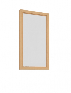 Okno do sauny 92x490x890mm číra jelša