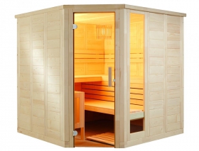 Predaj ukončený: Fínska sauna Komfort Corner Large