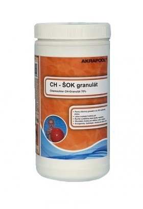 Chlórový ŠOK - granulát, 1 kg