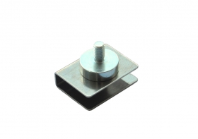 Magnetická západka na saunové dvere - chrómovaná, veľký magnet 20 mm