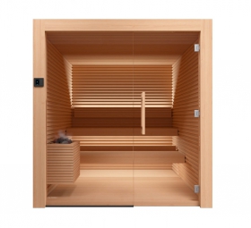Fínska sauna Auroom NATIVA 200x250 osika/jelša