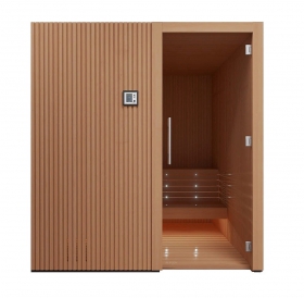 Fínska sauna Auroom LIBERA 150x180 thermowood osika