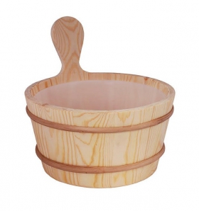 Drevené vedro SENTIOTEC - 4 l, borovica