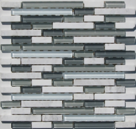 Mozaika 305x305x8mm, SHADES OF GREY