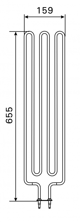 Vykurovacie teleso, špirála pre saunové pece Harvia Cilindro, 3000W/230V