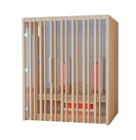 Infrasauna Auroom Irradia 150x150 osika/jelša