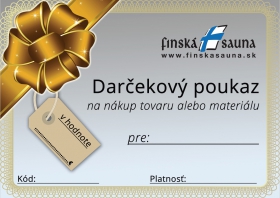 Darčekový poukaz v hodnote 35 €