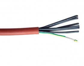 Silikónový kábel SIHF 7x2,5 mm