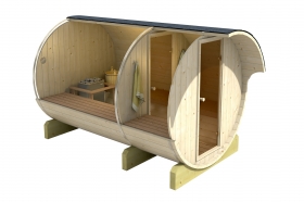 Sudová sauna 330 SMREK, zmontovaná