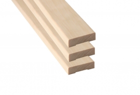 Prekrývacia lišta - Osika 12x42 (2x2,1+1)