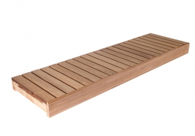 Lavica hotová - modul 4x18 osika THERMOWOOD