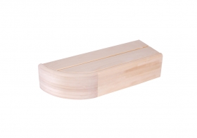 Koniec lavice - modul 200x600 mm, osika, ľavý