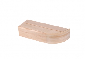 Koniec lavice - modul 200x600 mm, jelša, pravý