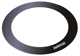 Nerezový lem Harvia pre saunové kachle Cilindro 7 kW/9 kW - čierny