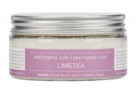 Peelingový cukor - Limetka, 225g