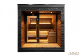 Vonkajšia sauna Auroom ARTI 220x280cm, ľavá