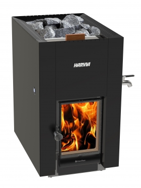 Saunové kachle na drevo HARVIA Linear 22 GreenFlame ES
