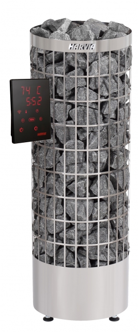 Saunové kachle HARVIA Cilindro PC90XW WiFi Steel