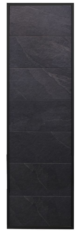Kamenná stena Harvia 2123 x 634 mm, čierne rámy