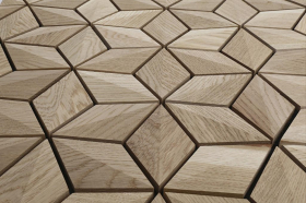 Dekoratívny saunový obklad QUARTZ, dub 424x486mm