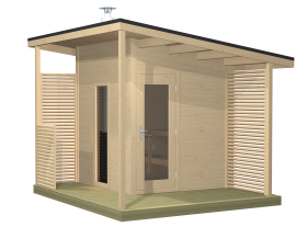 Vonkajšia sauna Harvia Solide Compact