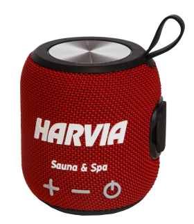 Bezdrôtový saunový reproduktor Harvia červený
