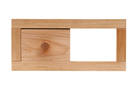 Ventilačný šuplík Thermory, osika thermowood